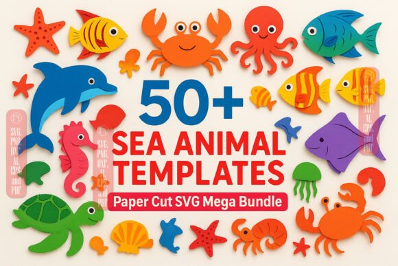 Bring the Ocean to Life with Adorable Sea Animal SVGs