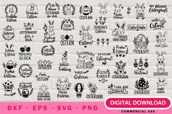 Create Festive Spring Projects with a German Easter SVG Bundle