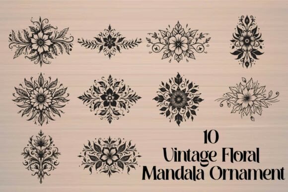 Elegant Floral Ornament: Timeless Design Elements