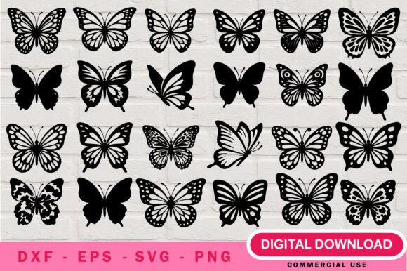 Fluttering Butterfly SVG Pack: Whimsy for Cricut & Crafts