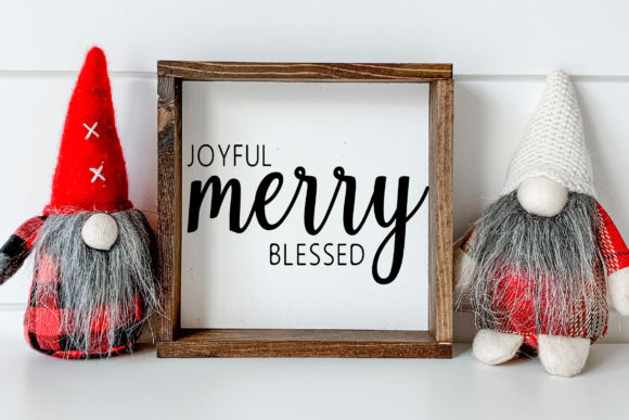 Joyful Merry Blessed SVG: Your Christmas Design Solution