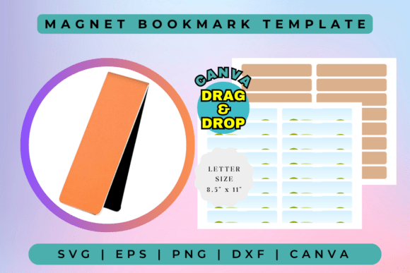 Magnet Bookmark Template: Creative Design Assets for You