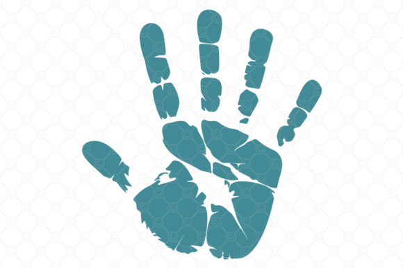 Versatile Handprint SVG & PNG for Creative Projects